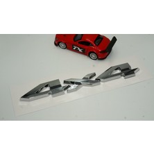 Dk Arazi Off Road 4x4 Logo Büyük Boy Krom Abs Bagaj 3m 3D Logo Arma