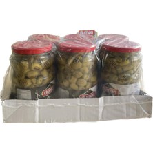 Duman Gurme Kahvaltılık Izgara Yeşil Zeytin Kavanoz 1000  gr 6 Adet