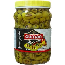 Duman Gurme Kahvaltılık Izgara Yeşil Zeytin Kavanoz 1000  gr 6 Adet