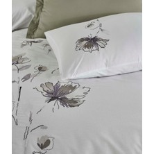 Yeni Sezon Çeyizlik %100COTTON Creaforce Lizay Nakışlı Çift Kişilik Nevresim Takımı 6 Parça "kutulu"