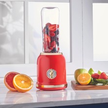 Karaca Retro Personal Kişisel Smoothie Blender Kırmızı