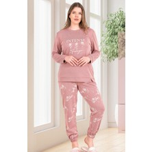 Dowry Büyük Beden Battal Kışlık Uzun Kol Pijama Takımı