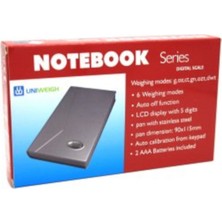 Notebook Katlanabilir Dijital Hassas Terazi (2kg)