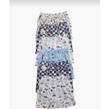 Tutku 0254 Erkek Çocuk Desenli Boxer Şort 12 Adet