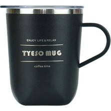 Tyeso Cubic Mug Vakumlu Paslanmaz Çelik  Termal Kapaklı 300ML