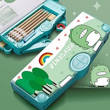 Jingyi Renkli Karikatür Karakter Kalem Kutusu Güzel Prenses Desen Çok Fonksiyonlu Kalem Kutusu Öğrenci Için Çocuklar/çocuklar Için Özel Hediyeler (Küçük Dinozor) (Yurt Dışından)