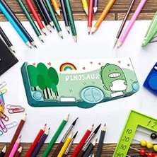 Jingyi Renkli Karikatür Karakter Kalem Kutusu Güzel Prenses Desen Çok Fonksiyonlu Kalem Kutusu Öğrenci Için Çocuklar/çocuklar Için Özel Hediyeler (Küçük Dinozor) (Yurt Dışından)