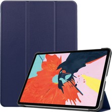 Jingyi iPad Air 4. Nesil 10.9 2020" Için, iPad Air 4 Kapağı, Otomatik Uyandırma/uyku Özelliğine Sahip Ince Stand Kapağı - Koyu Mavi (Yurt Dışından)