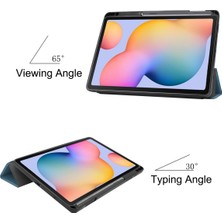 Jingyi Samsung Galaxy Tab S6/tab S6 Tablet Kılıfı Için 10,4", Premium Deri Ince ve Hafif, Otomatik Uyku/uyandırma Sert Üç Katlı Stand Kılıfı (P610/P615) Koyu Yeşil (Yurt Dışından)