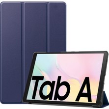 Jingyi Samsung Tab A7 Kılıf 10.5" (SM-T500 T505), 10.5" Samsung Tab A7 Tablet 2020 Için Koruyucu Stand Kılıfı Sert Kabuk Kılıf Koyu Mavi (Yurt Dışından)