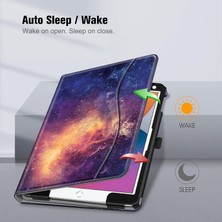 Jingyi iPad 10.2 8. Nesil 2020 Için Wekity Kapak - [köşe Koruması] Cepli ve Kalem Tutuculu Çok Açılı Görüntüleme Standı Kapağı (Yurt Dışından)