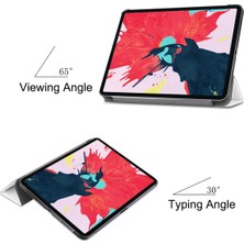 Jingyi 2020 iPad Pro 11" (2. Nesil) Için, Ince Deri Kılıf, Otomatik Uyandırma/uyku - Siyah (Yurt Dışından)