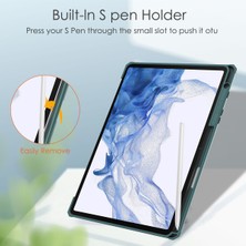 Jingyi Samsung Galaxy Tab S8/tab S7 11" Ince Kılıf (Model SM-X700/X706/T870/T875) Kalem Tepsili, Darbeye Dayanıklı Kapak, Şeffaf Arka, Otomatik Uyandırma/uyku, Yeşil (Yurt Dışından)