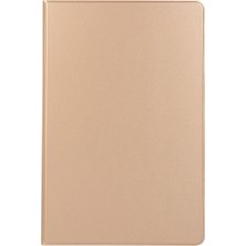 Jingyi Samsung Galaxy Tab S7 T870 Düz Deri Kılıf T875 Tpu Yumuşak Kabuk Darbeye Dayanıklı S7 Kılıf Altın (Yurt Dışından)