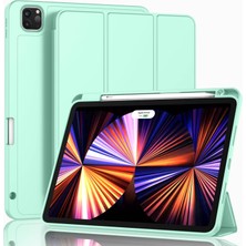 Jingyi Yeni iPad Pro 11 Inç Kılıf 2021(3. NESIL)/2020(2. Nesil) Kalem Tutuculu, Otomatik 2. Nesil Kalem Şarjlı Akıllı iPad Kılıfı [touch Id ve Otomatik Uyandırma/uyku Desteği] (Açık Yeşil) (Yurt Dışından)