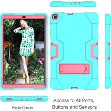 Jingyi Galaxy Tab A 10.1 2019 Kılıf Için (SM-T510/T515), Ince Ağır Hizmet Darbeye Dayanıklı Sağlam Kılıf Samsung Galaxy Tab A 10.1 Inç T510/T515 Için Yüksek Etkili Tam Vücut Kılıf (Yeşil) (Yurt Dışından)