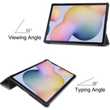 Jingyi Samsung Galaxy Tab S7 PLUSS7PLUS(T970/T975) Kapak 2020 Için, 【otomatik Uyku/uyandırma】 Deri Ince Üç Katlı Kapak Manyetik Stand Gül Altın (Yurt Dışından)