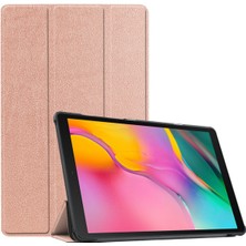 Jingyi 10,4" (SM-T500 T505) Için, 10,4" Samsung Tab A7 Tablet 2020 Için Koruyucu Stand Kılıfı Sert Kapak Kılıfı - Pembe Altın (Yurt Dışından)