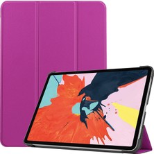 Jingyi iPad Air 4th Gen 10.9 2020" Için, iPad Air 4 Kapağı, Otomatik Uyandırma/uyku Özelliğine Sahip Ince Stand Kapağı - Mor (Yurt Dışından)