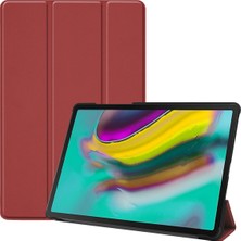 Jingyi Galaxy Tab S5E Için Kapak, Akıllı Telefon Kılıfı Üç Katlı Stand, Otomatik Uyku/uyandırma Fonksiyonlu Ince ve Hafif Samsung Galaxy Tab S5E SM-T720 Için; SM-T725 Bordo (Yurt Dışından)