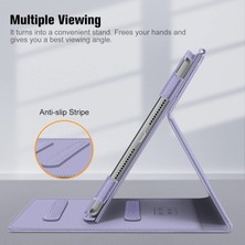 Jingyi iPad 10.2 8. Nesil 2020 Için Wekity Kapak - [köşe Koruması] Cepli ve Kalem Tutuculu Çok Açılı Görüntüleme Standı Kapağı (Yurt Dışından)