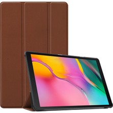 Jingyi 10,4 Inç (SM-T500 T505 ), 10,4 Inç Samsung Tab A7 Tablet 2020 Kahverengi Için Koruyucu Stand Kılıfı Sert Kılıf Kapak (Yurt Dışından)