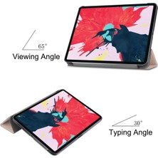 Jingyi 2020 iPad Pro 11" (2. Nesil) Için, Ince Deri Kılıf, Otomatik Uyandırma/uyku - Altın (Yurt Dışından)