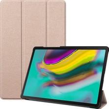 Jingyi Galaxy Tab S5E Için Kapak, Akıllı Telefon Kılıfı Üç Katlı Stand, Otomatik Uyku/uyandırma Fonksiyonlu Ince ve Hafif Samsung Galaxy Tab S5E SM-T720 Için; SM-T725 Altın (Yurt Dışından)