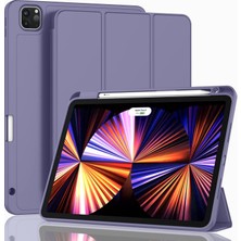 Jingyi Yeni iPad Pro 11 Inç Kılıf 2021(3. NESIL)/2020(2. Nesil), Kalem Tutuculu, Akıllı iPad Kılıfı [touch Id ve Otomatik Uyandırma/uyku Desteği], Otomatik 2. Nesil Kalem Şarjı (Lavanta) (Yurt Dışından)