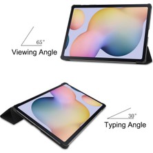 Jingyi Samsung Galaxy Tab S7 PLUSS7PLUS(T970/T975) Kapak 2020 Için, 【otomatik Uyku/uyandırma】 Deri Ince Üç Katlı Kapak Manyetik Stand Büyük Göz (Yurt Dışından)