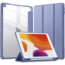 Jingyi iPad Air 5. Nesil (2022) 10,2" Için Wekity Ince Kılıf - [yerleşik Kalem Tutucu] Şeffaf Sırtlı Darbeye Dayanıklı Kılıf (Yurt Dışından)