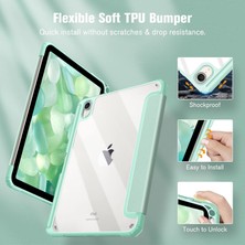 Jingyi iPad Mini 6 2021 Için Hibrit Ince Kılıf (8,3 Inç) - [yerleşik Kalem Tutucu] Darbeye Dayanıklı Kapak Şeffaf Şeffaf Arka Kabuk, iPad Mini 6. Nesil Için Otomatik Uyandırma/uyku (Yeşil) (Yurt Dışından)