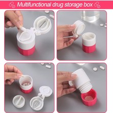 Hap Kırıcı, Hap Kesici, Hap Öğütücü, Çok Işlevli 3 Bölmeli Hap Organizatörü, Hapları, Vitaminleri, Tabletleri Ezmek Için 3'ü 1 Arada Ilaç Kabı (Yurt Dışından)
