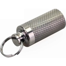 Hap Kutusu, Açık Havada Seyahat Için Mini Boy Hap Tutucu, Su Geçirmez ve Hafif Hap Kutusu Tutucu, Hap Fob, Küçük Hap Organizatörü (Gümüş-1 Paket) (Yurt Dışından)