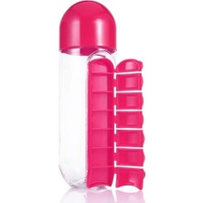 7 Günlük Hap Kutusu Organizatörü, Su Şişesi Haftalık Dağıtıcılar Hatırlatıcıları, 20 Oz (Pembe) (Yurt Dışından)