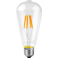 Cata CT-4353 8W E27 Duylu Rustik LED Ampul Beyaz Renk