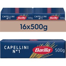 Barilla Capellini (Ince Spagetti) Makarna No.1 500  X16 Adet