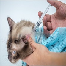 Kedi Temizleme ve Bakım Çantası, Banyo Sabit Çantası, Kedi Yıkama Torbası, Banyo Tırnak Kesme ve Enjeksiyonu (Yurt Dışından)