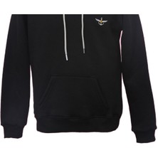 Backpacker Kadın Sweatshirt Kapüşonlu Siyah