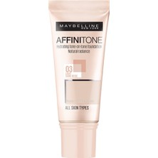 Maybelline New York Affinitone Fondöten - 03 Light Sandbeige & Maybelline Mini Matte Ink