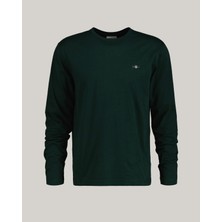 Gant Erkek Yeşil Regular Fit Bisiklet Yaka T-Shirt 2004049.374