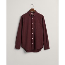 Gant Erkek Bordo Regular Fit Düğmeli Yaka Gömlek 3230218.638