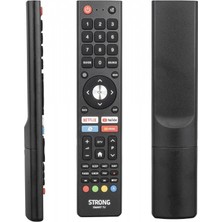 Weko Orjınal Kl Strong Netflıx-Youtube Tuşlu Lcd-Led Tv Androıd Smart Kumanda (23863=12440) Siyah - Beyaz