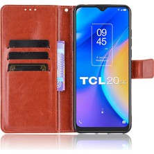 Seniee Tcl 20 Se Deri Cüzdan Telefon Kılıfı (Yurt Dışından)