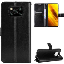 Seniee Xiaomi Poco X3 Nfc Deri Cüzdan Telefon Kılıfı (Yurt Dışından)