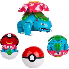 ThreeMB Toys Pokemon Orijinal Lisanslı Elf Topu Venusaur