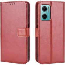 Seniee Xiaomi Redmi Note 11E Deri Cüzdan Telefon Kılıfı (Yurt Dışından)