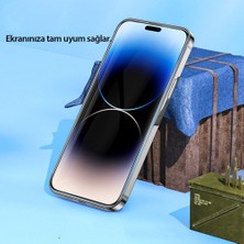 Enfein Iphone 15 Plus Ile Uyumlu Ekran Koruyucu Darbe ve Çizilmelere Dayanıklı 9d Cam Koruyucu