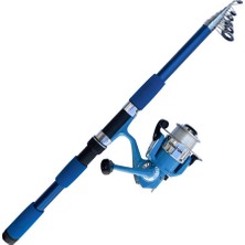 Protackle Combo Kamış Makine Set 2.10 mt Mavi