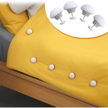 Norino 4 Adet Mantar Model Yorgan Kılıfı Ve Çarşaf Tutucu Sabitleyici